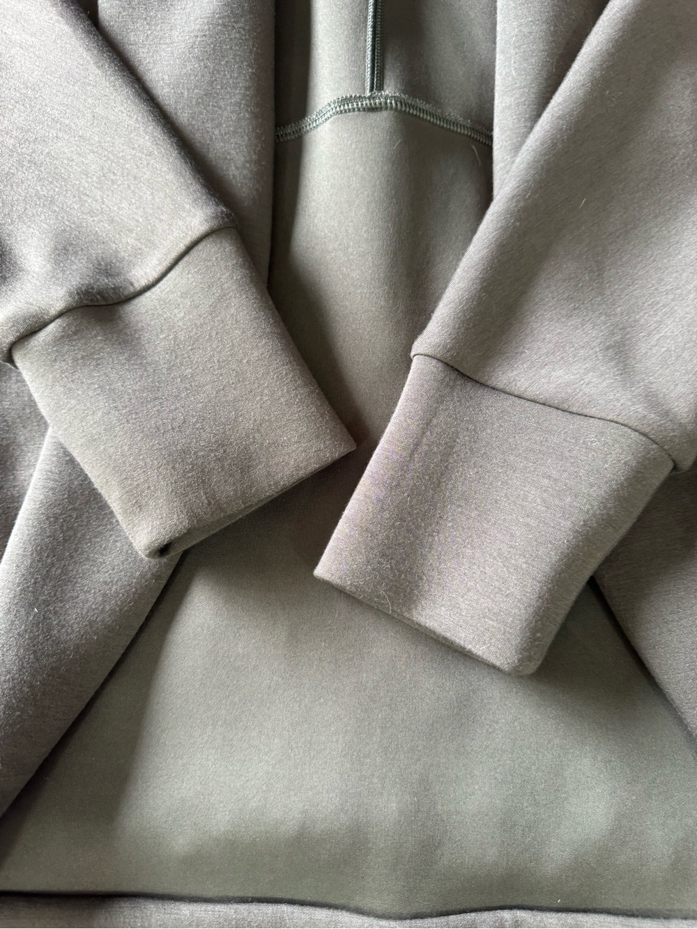 SPANX Womens Air Essentials Cocoon Cardigan Wrap Pockets Green Dark Palm Sz M/L - Picture 8 of 11